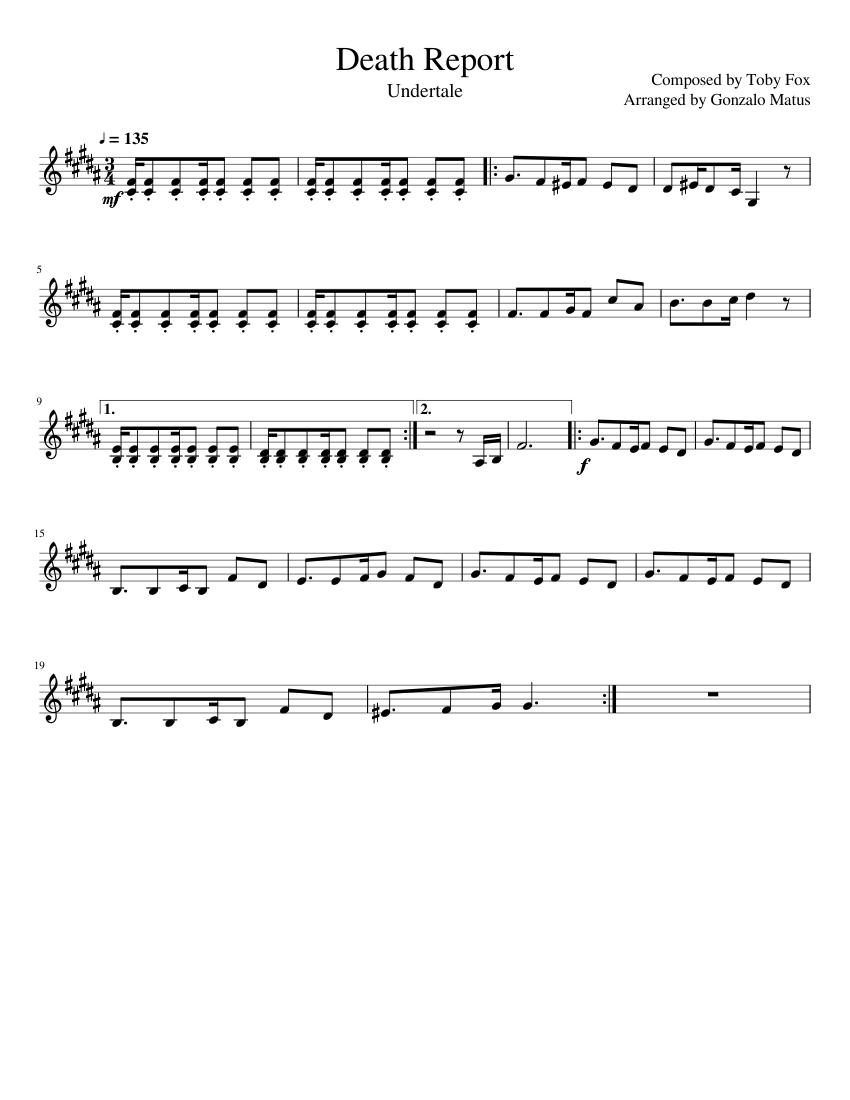 Death Report - Violin Solo