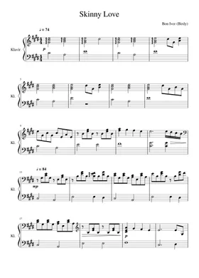 Free Birdy sheet music | Download PDF or print on Musescore.com