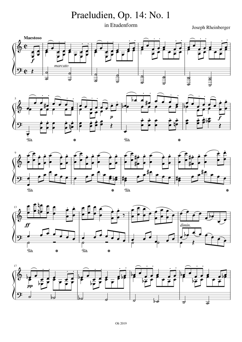 Praludien Op. 14 No. 1