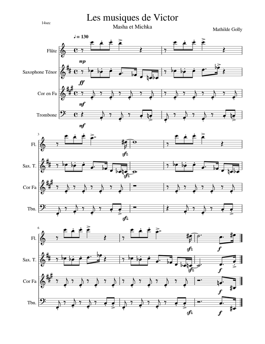 Masha Et Michka Sheet Music For Trombone Flute French Horn Saxophone Tenor Mixed Quartet Musescore Com Michka png cliparts, all these png images has no background, free & unlimited downloads. masha et michka sheet music for