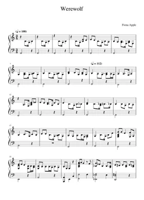 Paper Bag sheet music for voice, piano or guitar (PDF)