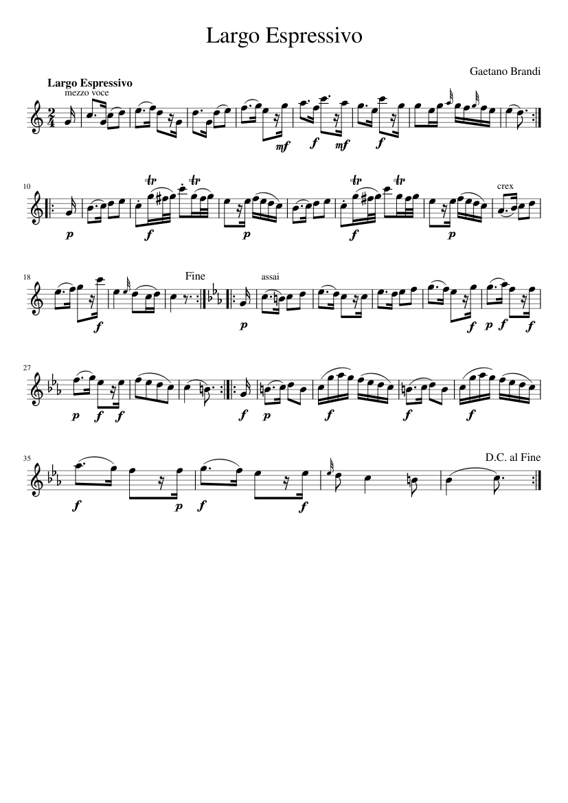 Largo Espressivo