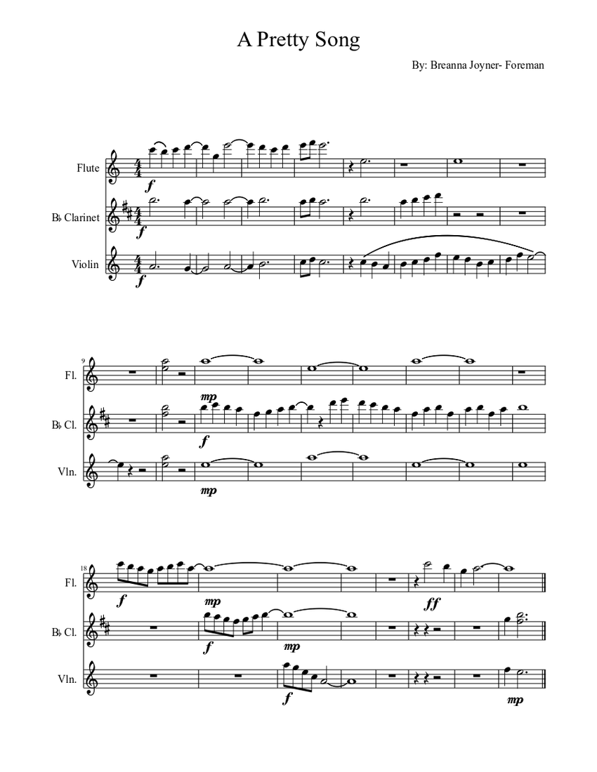A Pretty Song - piano tutorial