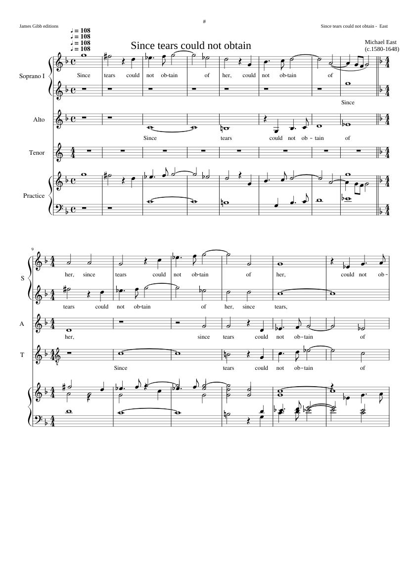 Since tears could not obtain