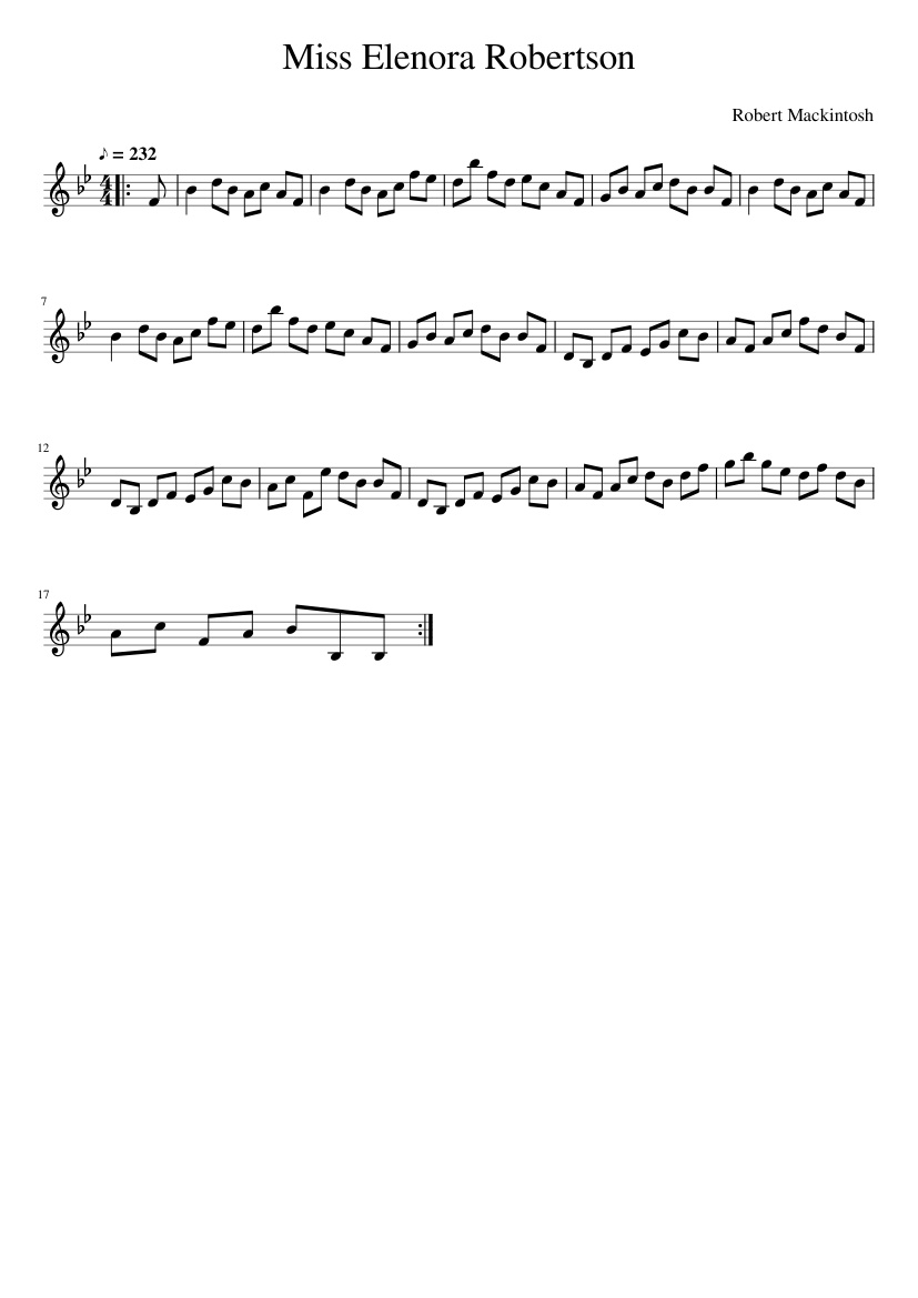 Miss Elenora Robertson
