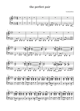 Free The Perfect Pair by beabadoobee sheet music