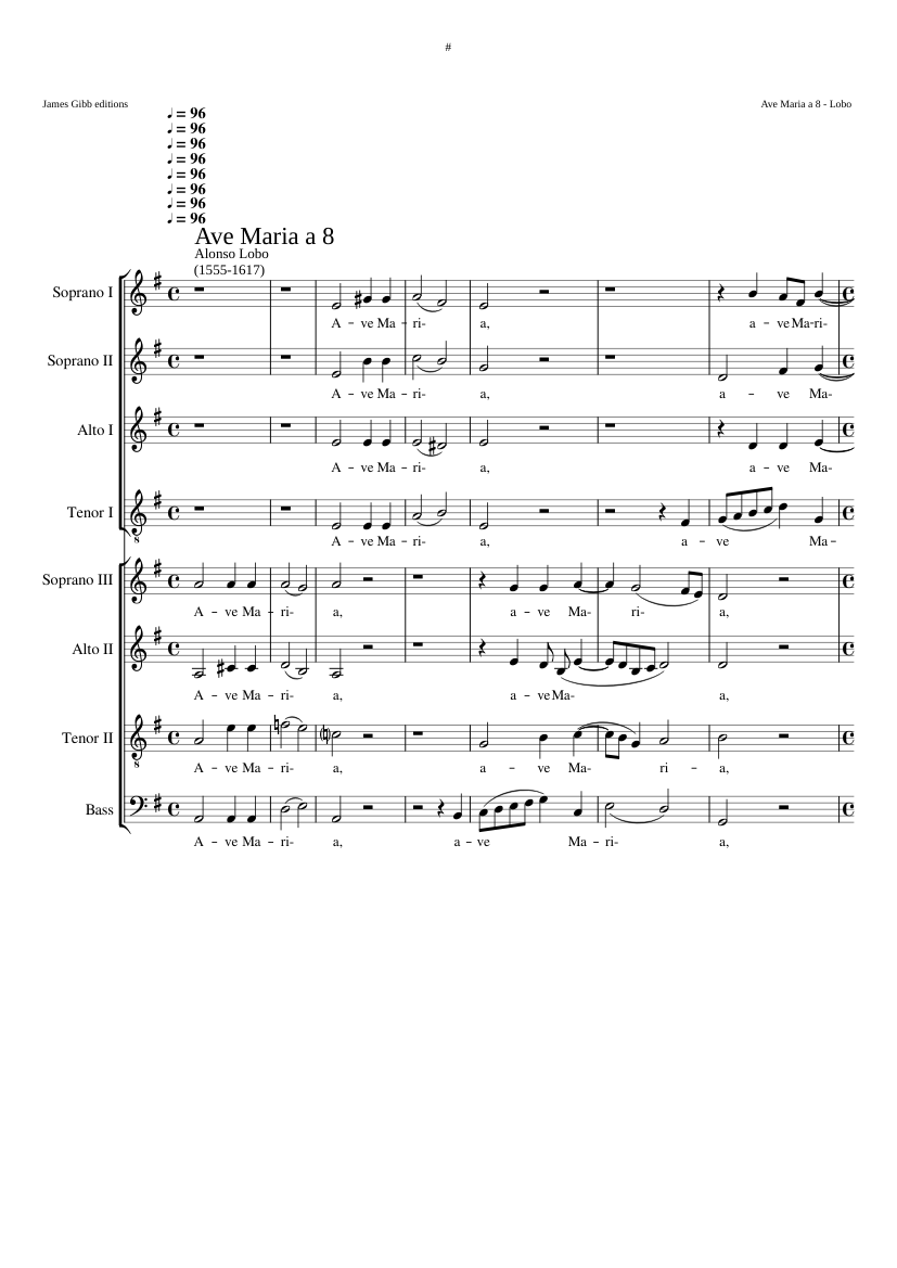 Ave Maria a 8