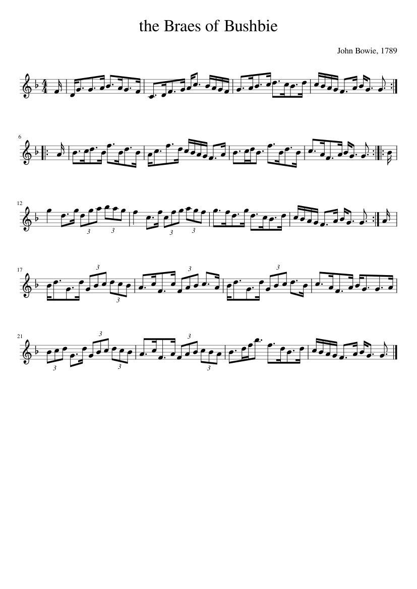 The Braes of Bushbie