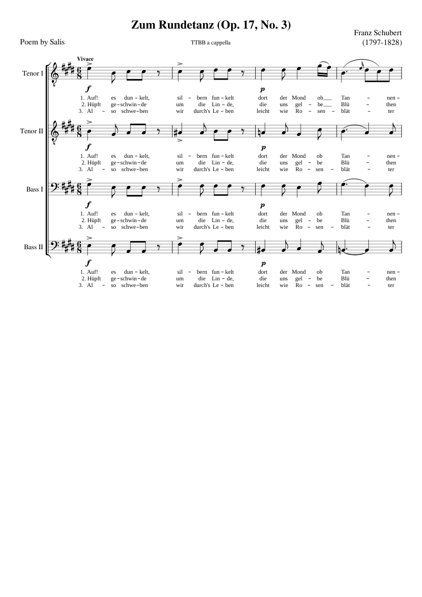 Zum Rundetanz Op. 17 No. 3