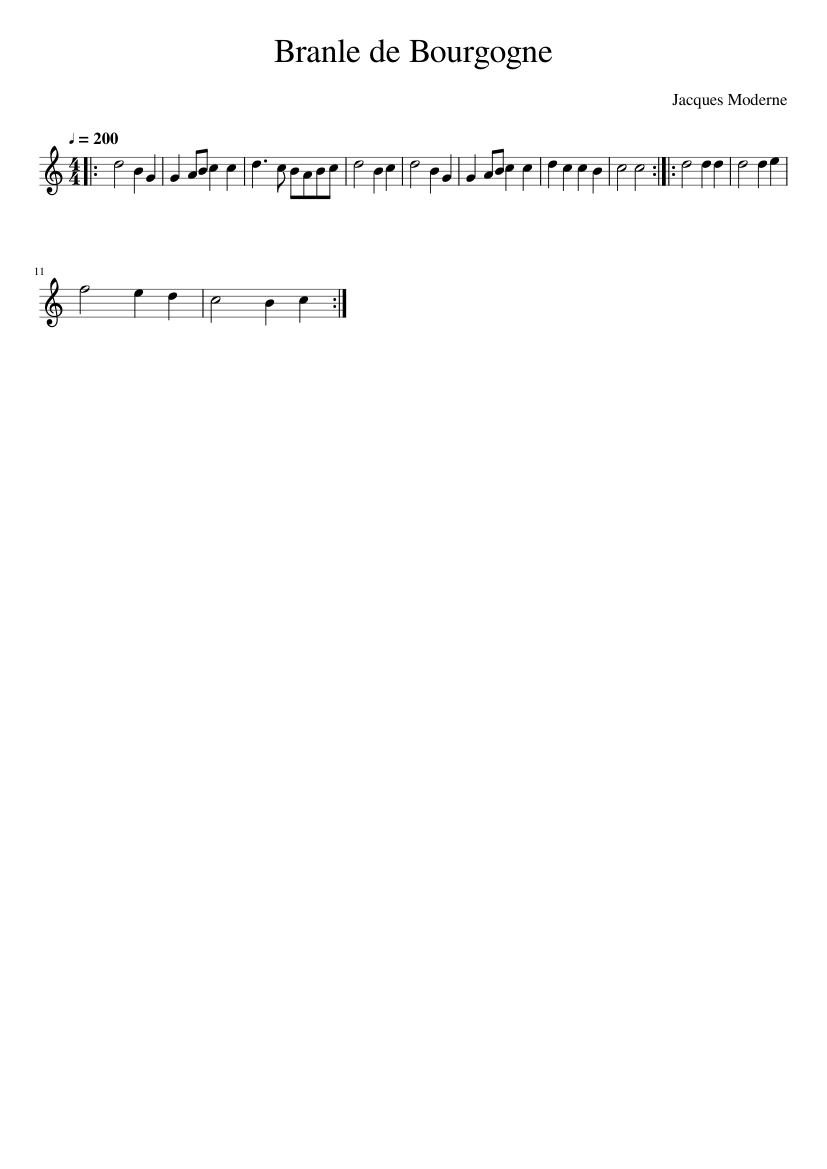 Branle de Bourgogne