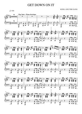 Free Get Down On It by Kool & the Gang sheet music | Download PDF or print  on Musescore.com