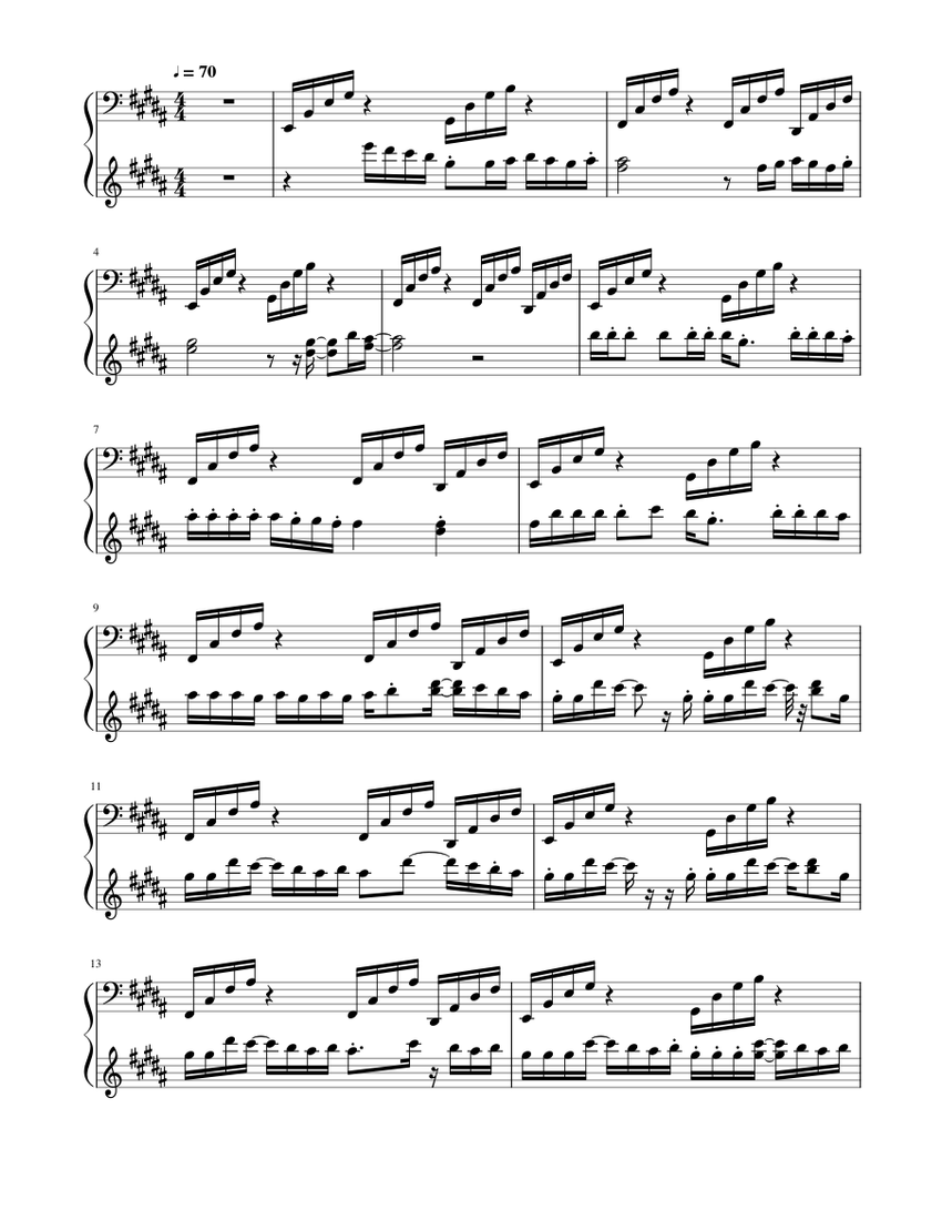 Dadju Jaloux Sheet music for Piano (Solo) | Musescore.com