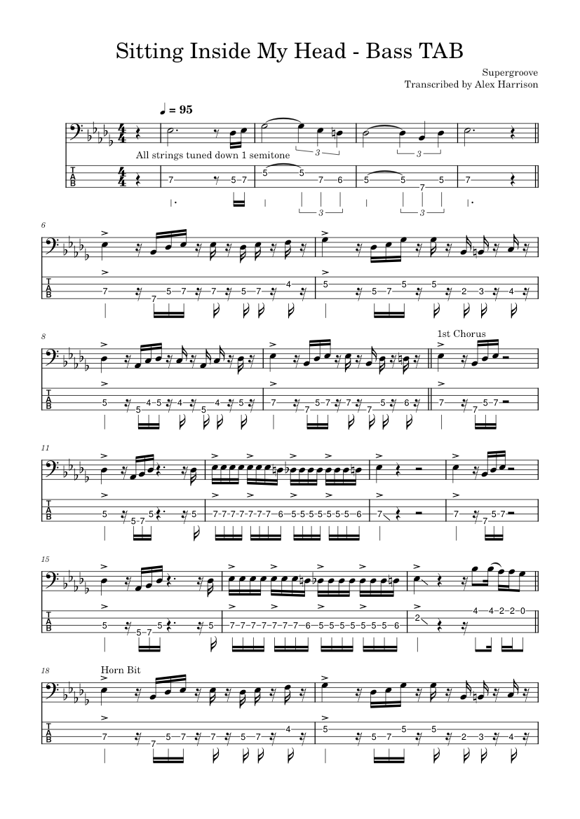 Sitting inside my head Supergroove Supergroove Sitting Inside My