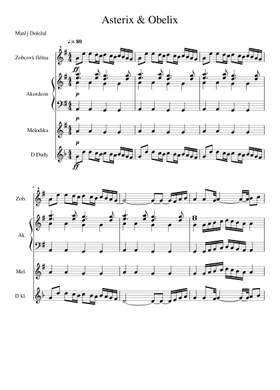 Free Astérix & Obélix - London by José Alberto González sheet music |  Download PDF or print on Musescore.com