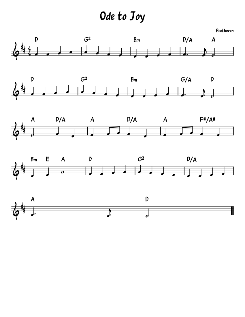 ode-to-joy-leadsheet-sheet-music-for-piano-solo-musescore