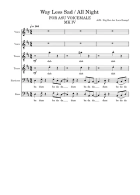 Free Way Less Sad by AJR sheet music | Download PDF or print on  Musescore.com