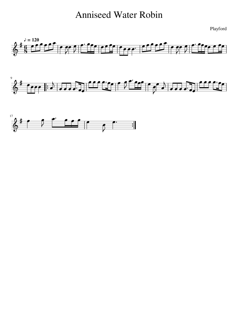 Anniseed Water Robin