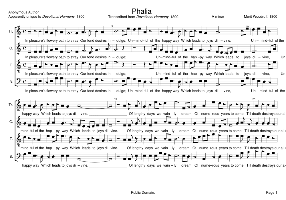 Phalia - Merit Woodruff