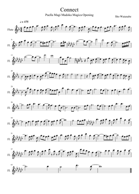 Anime - Flute sheet music | Play, print, and download in PDF or MIDI sheet  music on Musescore.com