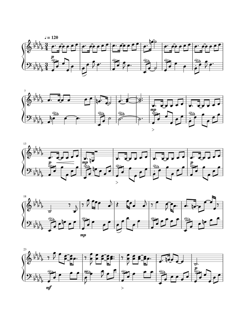 Peter Sandberg - Morning Spring Sheet music for Piano (Solo