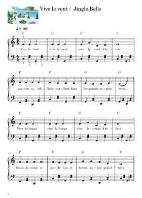 Free Vive Le Vent by Misc Traditional sheet music | Download PDF or print  on Musescore.com
