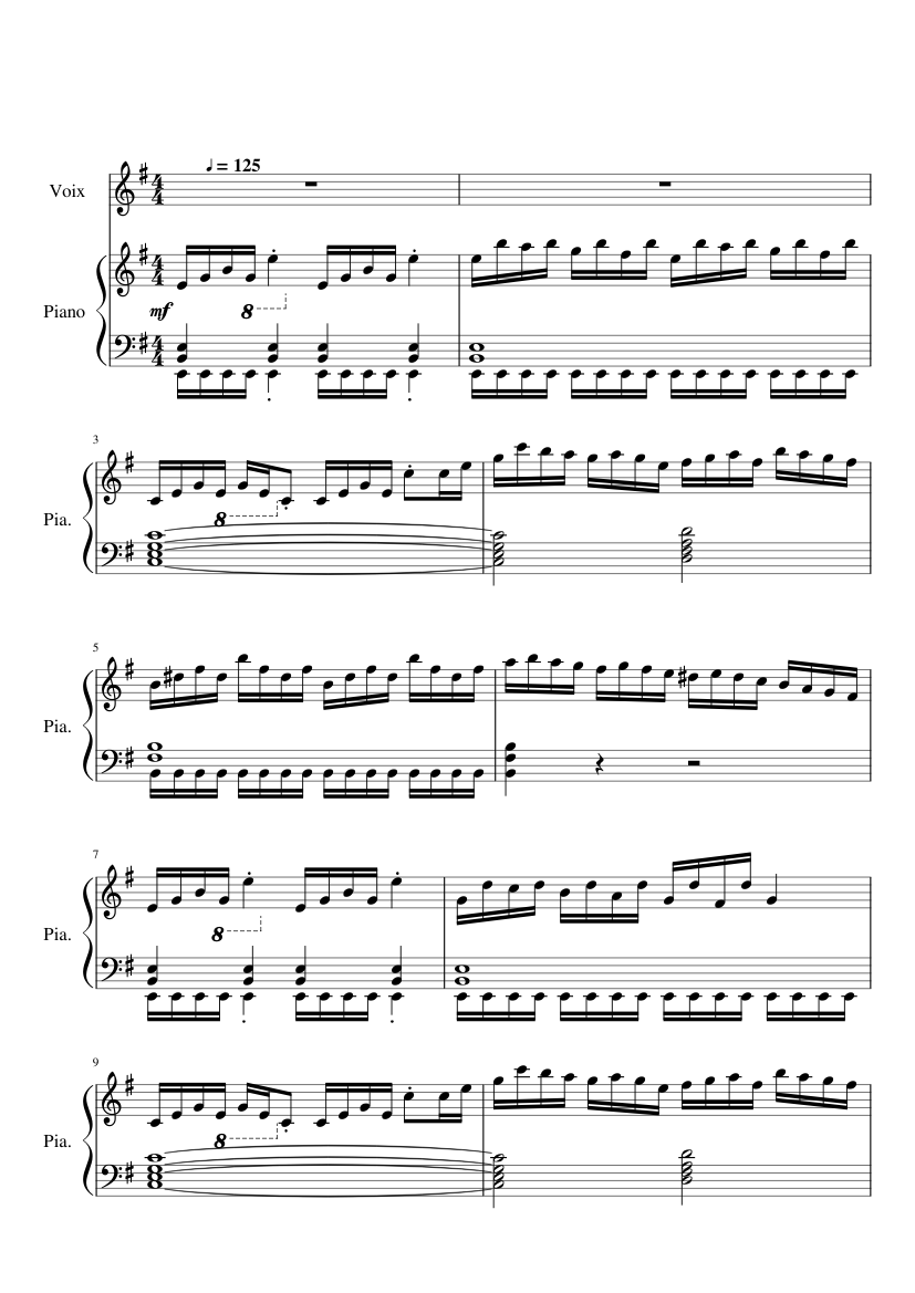 Nightwish - Gethsemane Sheet music for Piano, Vocals (Piano-Voice) |  Musescore.com