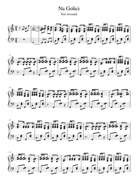 Free Trio Avsenik - Na Golici by Trio Avsenik sheet music | Download PDF or  print on Musescore.com