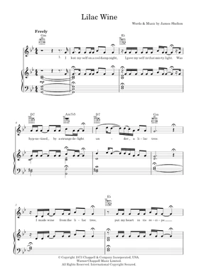 Free Lilac Wine by Katie Melua, Guy Chambers sheet music | Download PDF or  print on Musescore.com