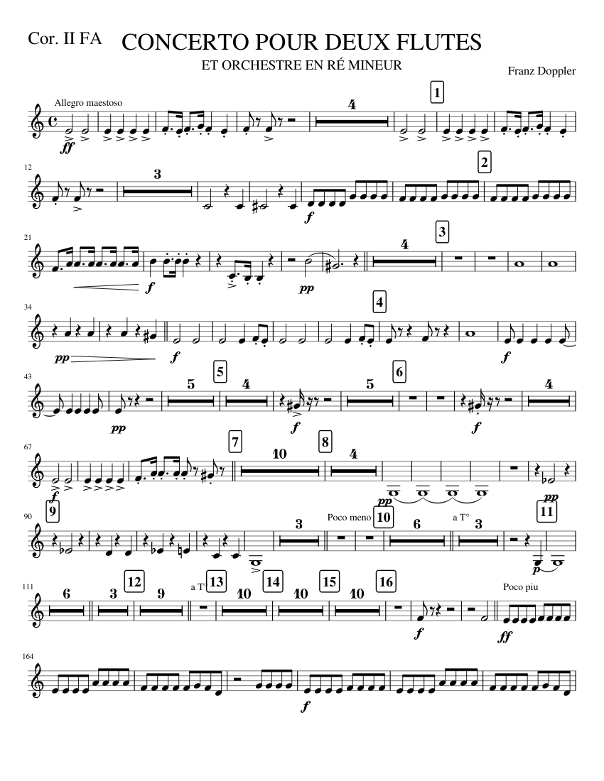 COR2FA. CONCERTO 2 FLUTES