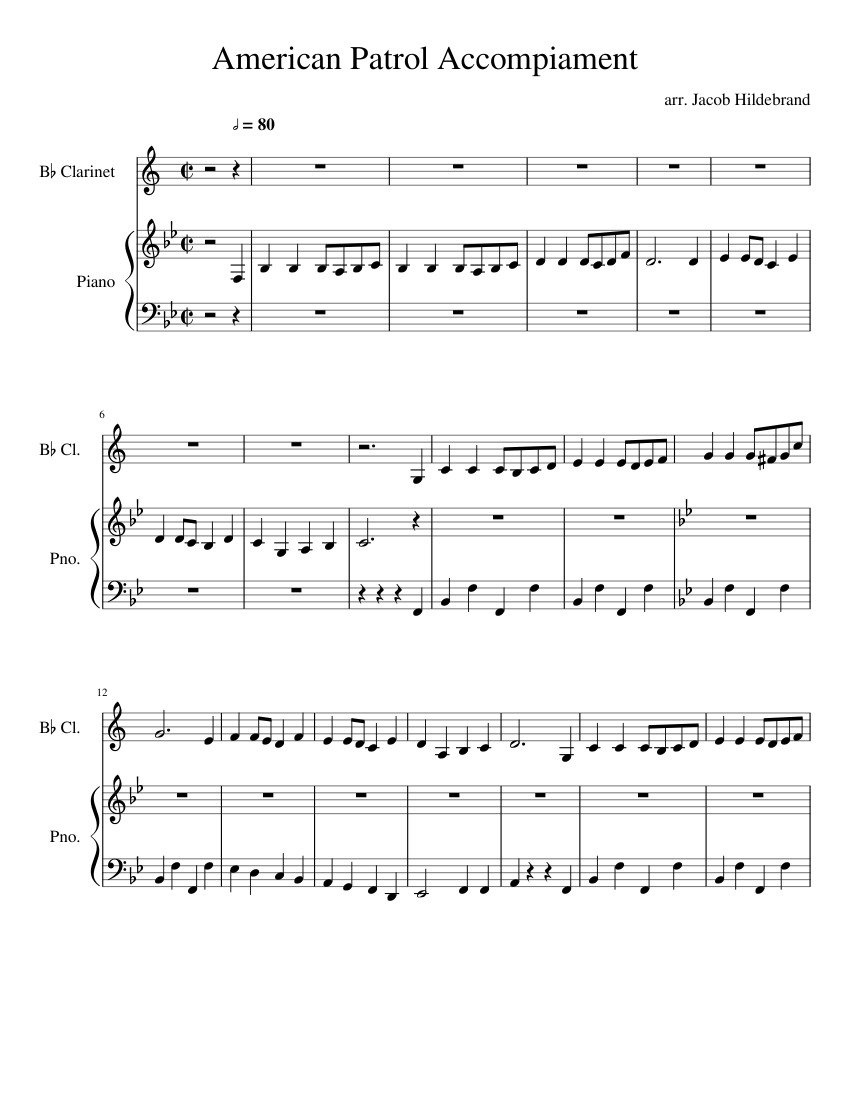american-patrol-accompiament-and-clarinet-sheet-music-for-piano
