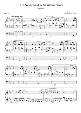 52 Short For Organ sheet music | Play, print, and download in PDF or MIDI sheet music Musescore.com