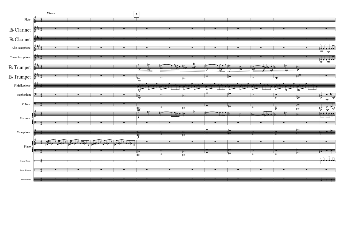 Marching Band Intro Percussion added Sheet music for Piano, Tuba, Flute ...