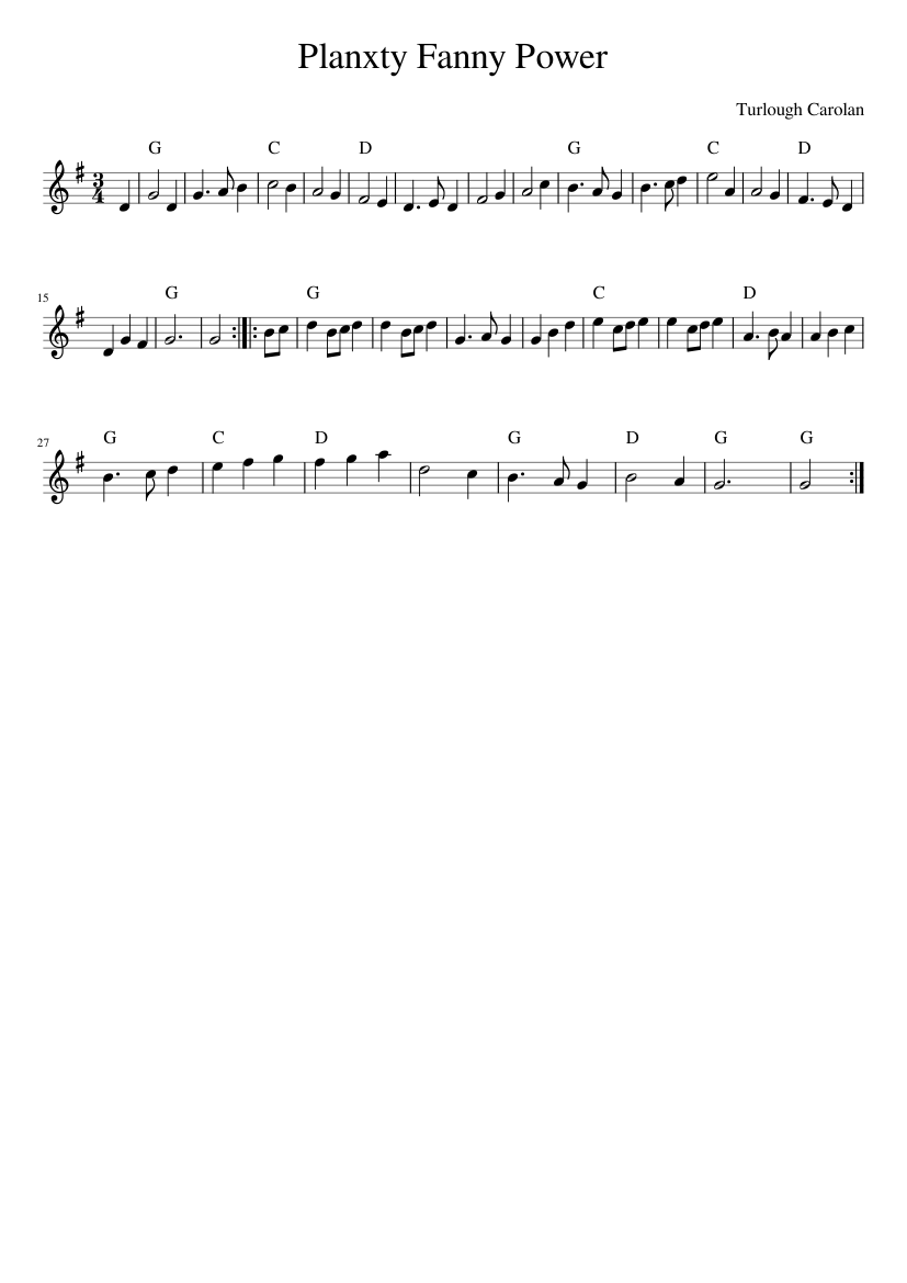 PLANXTY FANNY POWER
