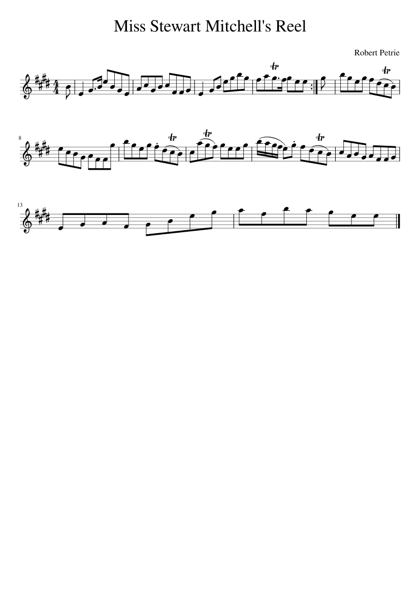 Miss Stewart Mitchell's Reel