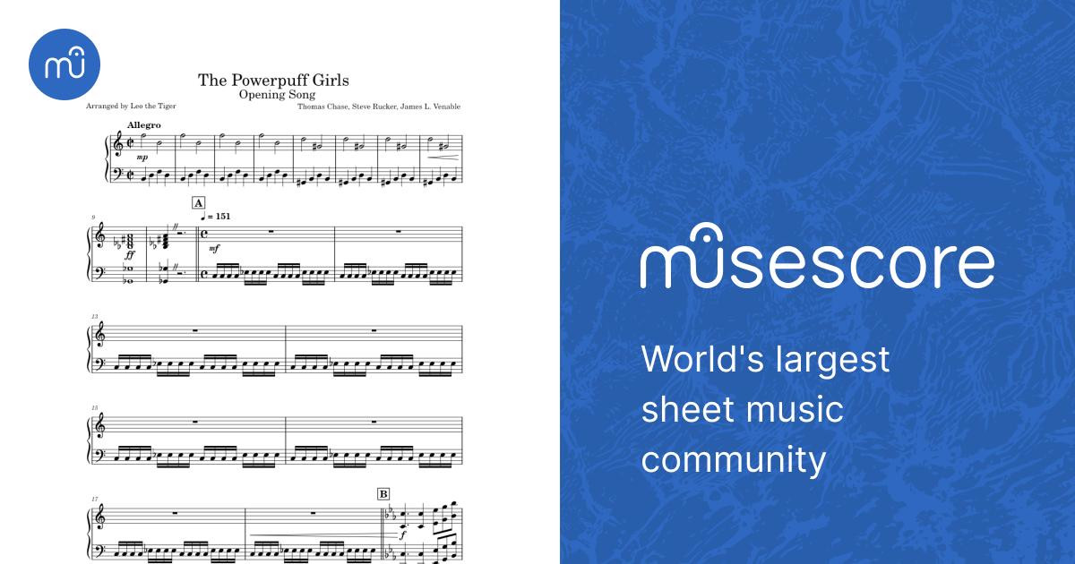 Piano Solo: The Powerpuff Girls - Intro – Thomas Chase, Steve Rucker ...