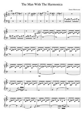 Free Man With The Harmonica by Ennio Morricone sheet music | Download PDF  or print on Musescore.com
