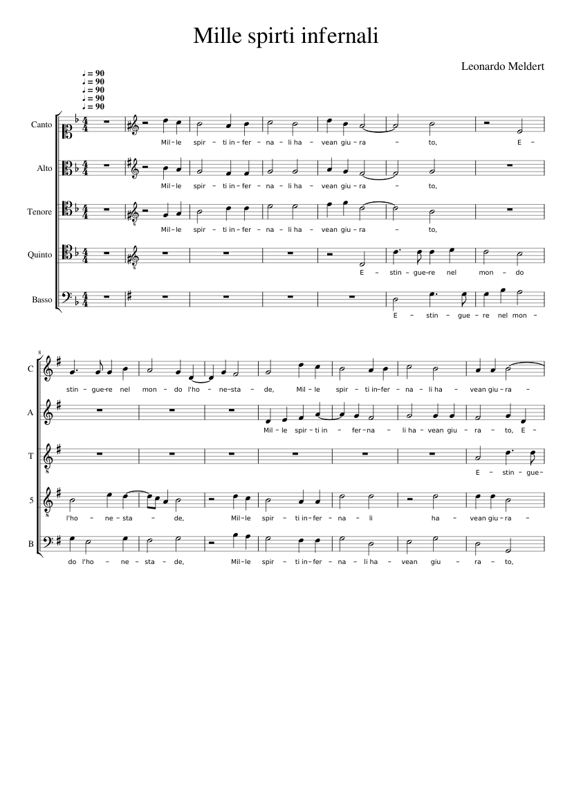 Mille spirti infernali