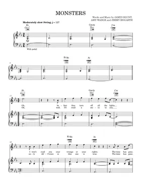 Free Monsters by James Blunt sheet music, monsters james blunt tradução -  thirstymag.com