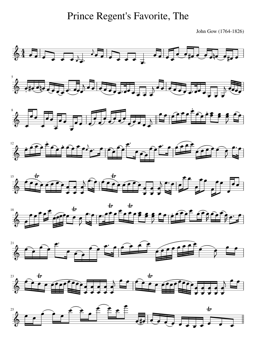 The Prince Regent's Favorite