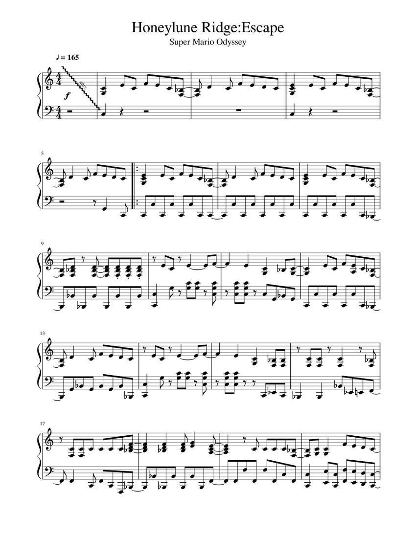 Break Free Lead The Way Sheet Music For Piano Solo Musescore Com