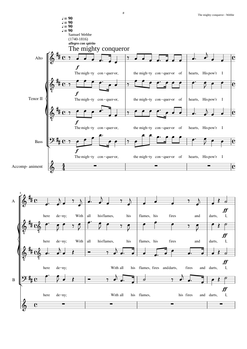 The mighty conqueror