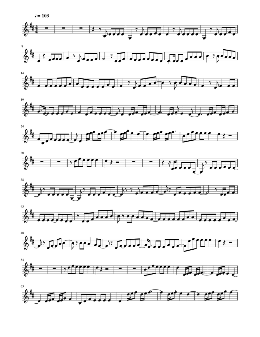 Something Just Like This Sheet Music For Violin Solo Musescore Com