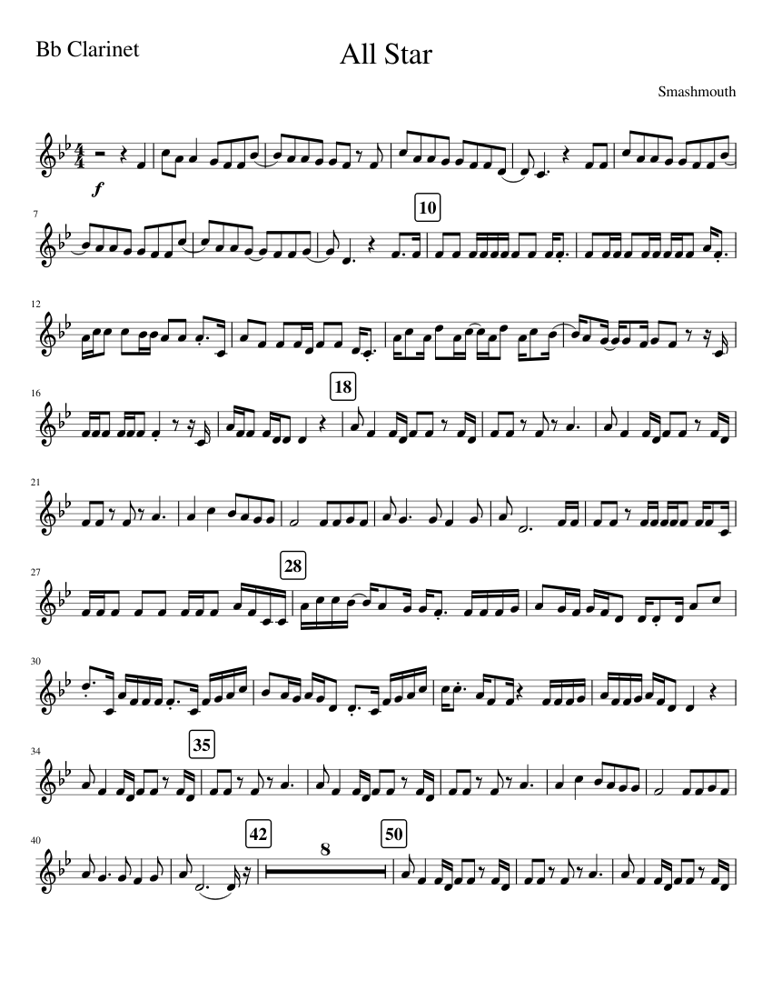 fun clarinet sheet music - yousuckatmarriage.com.