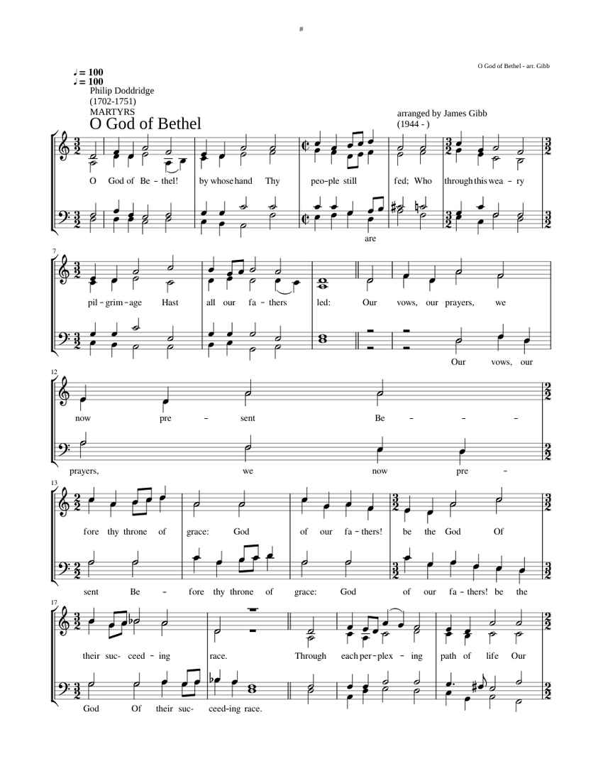 O God of Bethel - piano tutorial