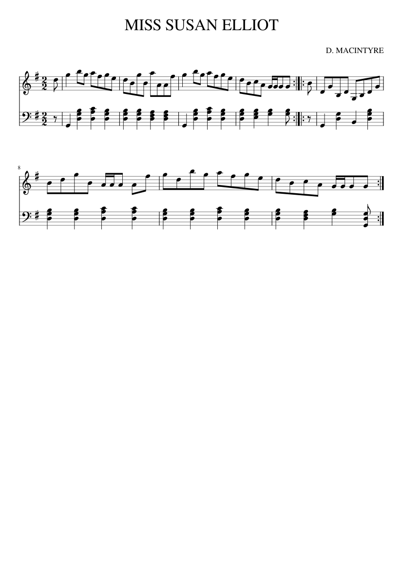 MISS SUSAN ELLIOT