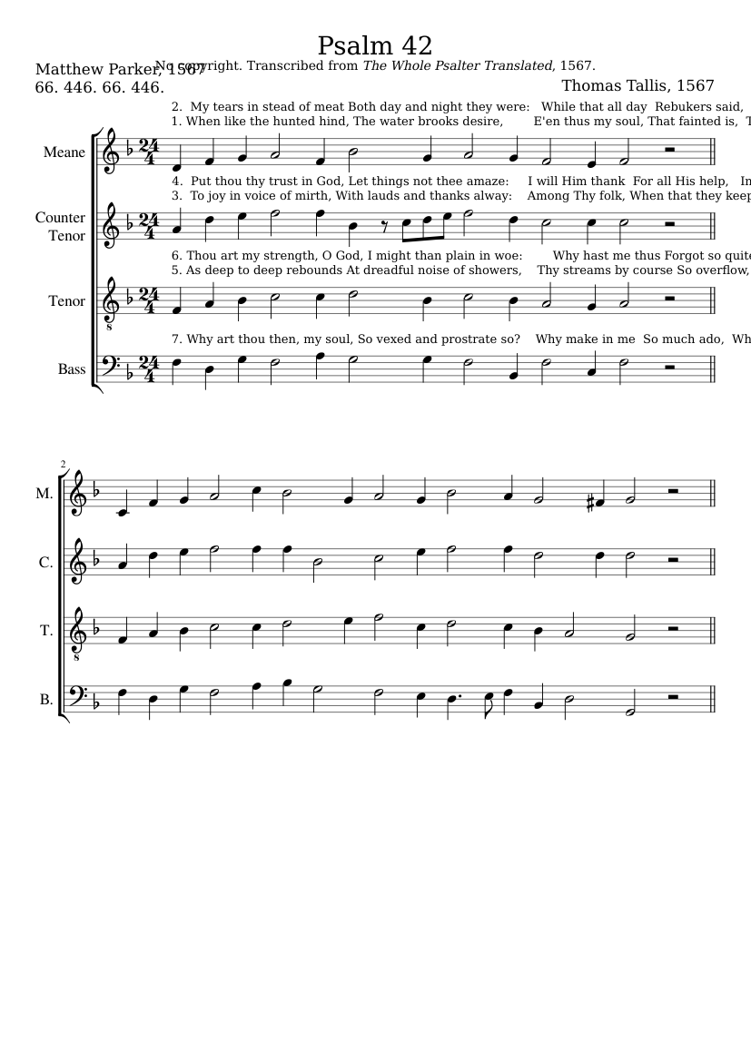 When like the hunted hind