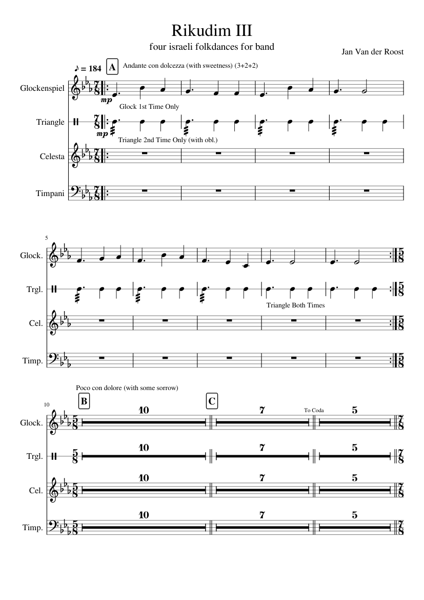 Rikudim III Percussion