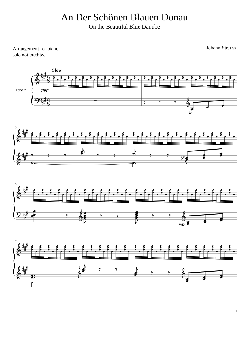 An der schönen blauen Donau Op.314