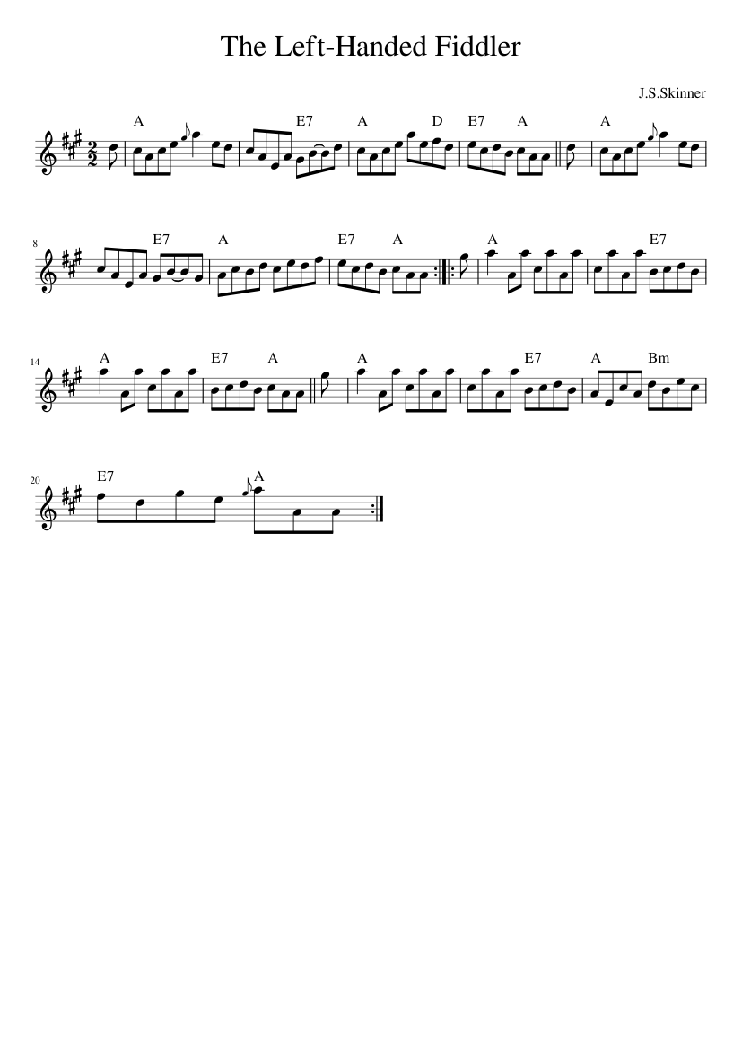 The Left-Handed Fiddler