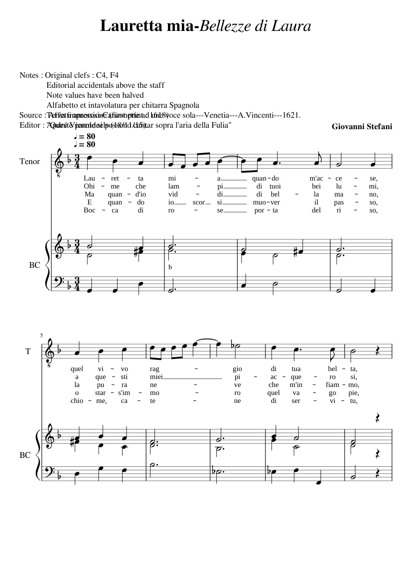 Lauretta mia - Belezze di Laura